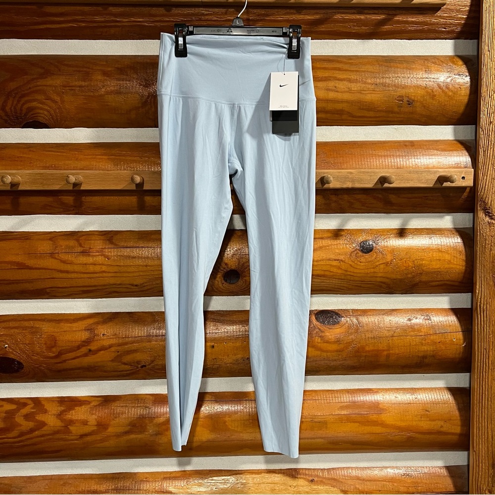 Nike Zenvy Light Blue Women's 7/8‎ Leggings Small
